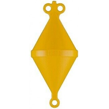 Gavitello biconico in polietilene soffiato - GIALLO